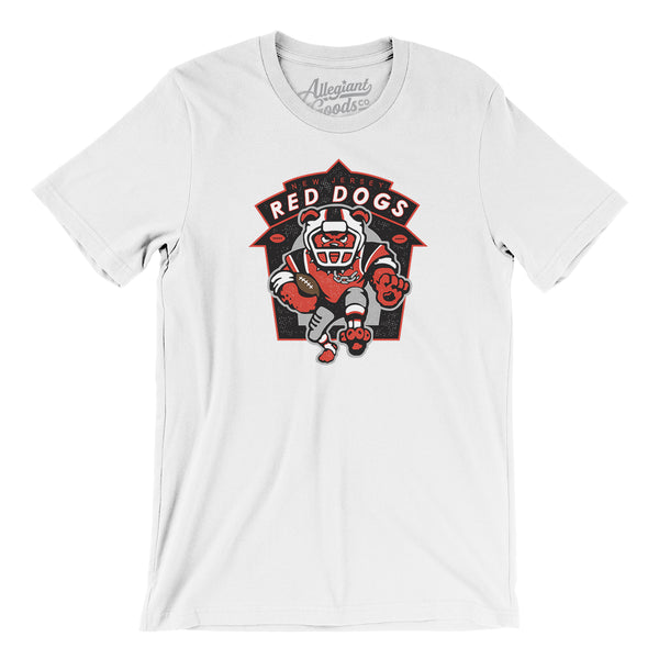 Mtr New Jersey Red Dog Arena Football Men/Unisex T-Shirt White / L