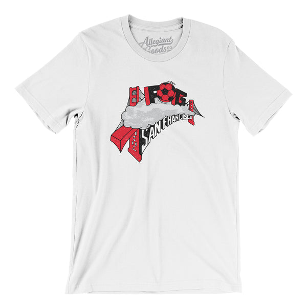 San Francisco Fog MISL Soccer 3/4 Sleeve Tee Shirt With Logo