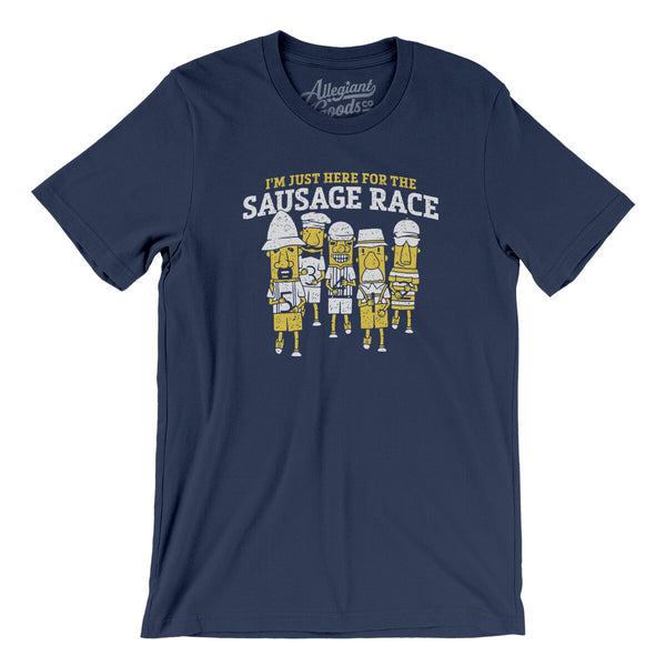 I m Just Here For The Sausage Race Men Unisex T Shirt