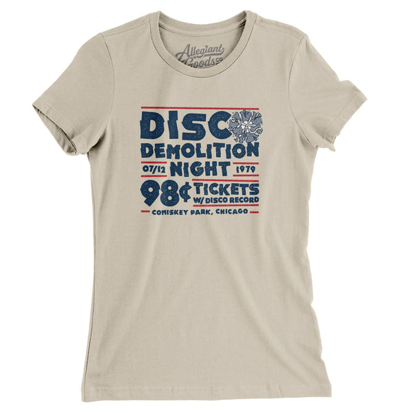 Disco Demolition Night Women's T-Shirt, Athletic Heather / L