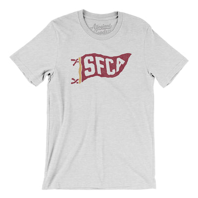 Sfca Pennant Men/Unisex T-Shirt-Ash-Allegiant Goods Co. Vintage Sports Apparel