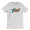 Miami Pennant Men/Unisex T-Shirt-Ash-Allegiant Goods Co. Vintage Sports Apparel