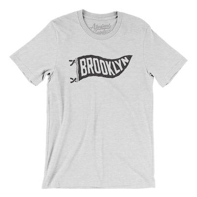 Brooklyn Pennant Men/Unisex T-Shirt-Ash-Allegiant Goods Co. Vintage Sports Apparel