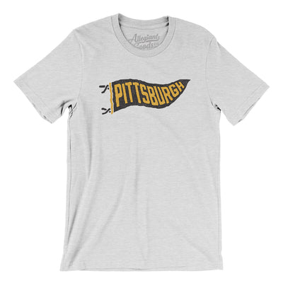 Pittsburgh Pennant Men/Unisex T-Shirt-Ash-Allegiant Goods Co. Vintage Sports Apparel