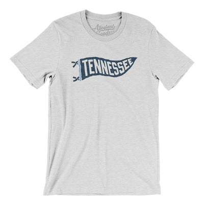 Tennessee Pennant Men/Unisex T-Shirt-Ash-Allegiant Goods Co. Vintage Sports Apparel