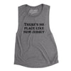 There's No Place Like New Jersey Women's Flowey Scoopneck Muscle Tank-Asphalt Slub-Allegiant Goods Co. Vintage Sports Apparel