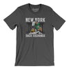 New York Sack Exchange Men/Unisex T-Shirt-Asphalt-Allegiant Goods Co. Vintage Sports Apparel