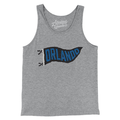 Orlando Pennant Men/Unisex Tank Top-Athletic Heather-Allegiant Goods Co. Vintage Sports Apparel