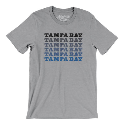 Tampa Bay Repeat Men/Unisex T-Shirt-Athletic Heather-Allegiant Goods Co. Vintage Sports Apparel