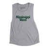 Mississippi Weed Women's Flowey Scoopneck Muscle Tank-Athletic Heather-Allegiant Goods Co. Vintage Sports Apparel