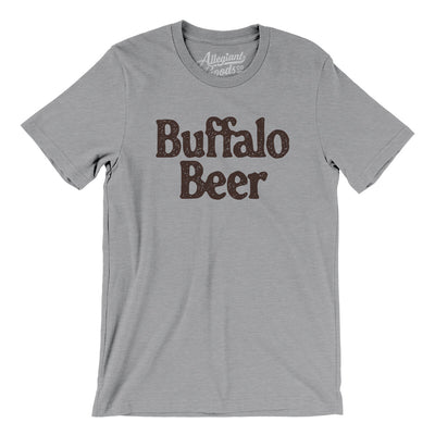 Buffalo Beer Men/Unisex T-Shirt-Athletic Heather-Allegiant Goods Co. Vintage Sports Apparel