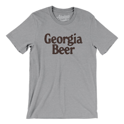 Georgia Beer Men/Unisex T-Shirt-Athletic Heather-Allegiant Goods Co. Vintage Sports Apparel