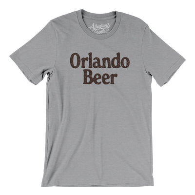 Orlando Beer Men/Unisex T-Shirt-Athletic Heather-Allegiant Goods Co. Vintage Sports Apparel