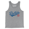 Buffalo Vintage Script Men/Unisex Tank Top-Athletic Heather-Allegiant Goods Co. Vintage Sports Apparel