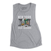 New York Sack Exchange Women's Flowey Scoopneck Muscle Tank-Athletic Heather-Allegiant Goods Co. Vintage Sports Apparel