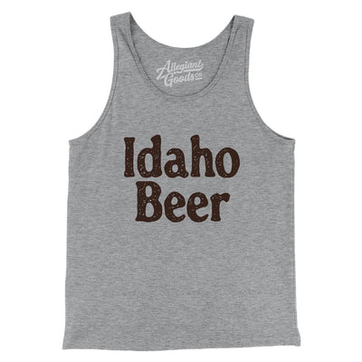 Idaho Beer Men/Unisex Tank Top-Athletic Heather-Allegiant Goods Co. Vintage Sports Apparel