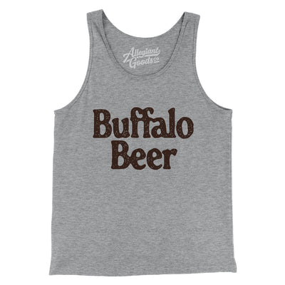 Buffalo Beer Men/Unisex Tank Top-Athletic Heather-Allegiant Goods Co. Vintage Sports Apparel