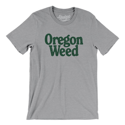 Oregon Weed Men/Unisex T-Shirt-Athletic Heather-Allegiant Goods Co. Vintage Sports Apparel