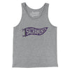 Sacramento Pennant Men/Unisex Tank Top-Athletic Heather-Allegiant Goods Co. Vintage Sports Apparel