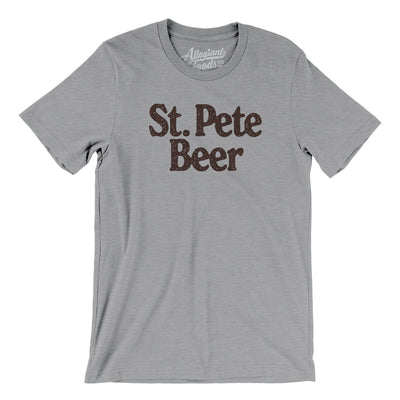 St. Pete Beer Men/Unisex T-Shirt-Athletic Heather-Allegiant Goods Co. Vintage Sports Apparel