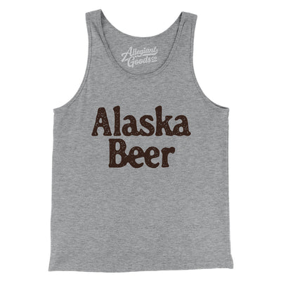 Alaska Beer Men/Unisex Tank Top-Athletic Heather-Allegiant Goods Co. Vintage Sports Apparel