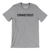 Connecticut Military Stencil Men/Unisex T-Shirt-Athletic Heather-Allegiant Goods Co. Vintage Sports Apparel