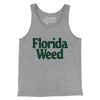 Florida Weed Men/Unisex Tank Top-Athletic Heather-Allegiant Goods Co. Vintage Sports Apparel