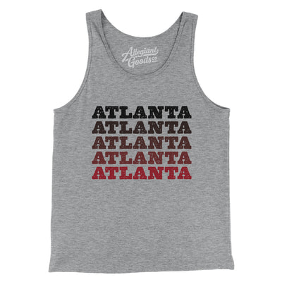 Atlanta Repeat Men/Unisex Tank Top-Athletic Heather-Allegiant Goods Co. Vintage Sports Apparel