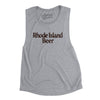 Rhode Island Beer Women's Flowey Scoopneck Muscle Tank-Athletic Heather-Allegiant Goods Co. Vintage Sports Apparel