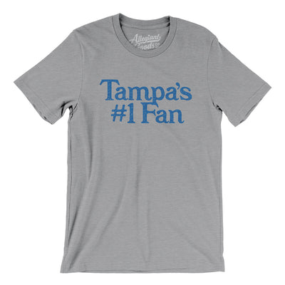 Tampa's Number 1 Fan Men/Unisex T-Shirt-Athletic Heather-Allegiant Goods Co. Vintage Sports Apparel