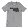 Oklahoma State Shape Text Men/Unisex T-Shirt-Athletic Heather-Allegiant Goods Co. Vintage Sports Apparel