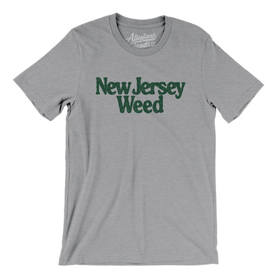 New Jersey Weed Men/Unisex T-Shirt-Athletic Heather-Allegiant Goods Co. Vintage Sports Apparel