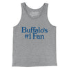 Buffalo's Number 1 Fan Men/Unisex Tank Top-Athletic Heather-Allegiant Goods Co. Vintage Sports Apparel