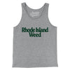 Rhode Island Weed Men/Unisex Tank Top-Athletic Heather-Allegiant Goods Co. Vintage Sports Apparel