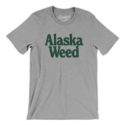 Alaska Weed Men/Unisex T-Shirt-Athletic Heather-Allegiant Goods Co. Vintage Sports Apparel