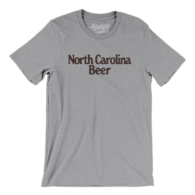 North Carolina Beer Men/Unisex T-Shirt-Athletic Heather-Allegiant Goods Co. Vintage Sports Apparel