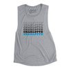 Charlotte Repeat Women's Flowey Scoopneck Muscle Tank-Athletic Heather-Allegiant Goods Co. Vintage Sports Apparel