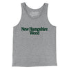 New Hampshire Weed Men/Unisex Tank Top-Athletic Heather-Allegiant Goods Co. Vintage Sports Apparel