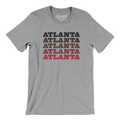 Atlanta Repeat Men/Unisex T-Shirt-Athletic Heather-Allegiant Goods Co. Vintage Sports Apparel