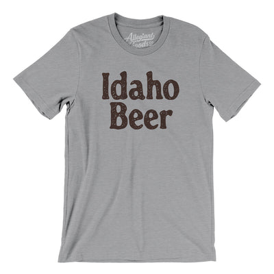 Idaho Beer Men/Unisex T-Shirt-Athletic Heather-Allegiant Goods Co. Vintage Sports Apparel