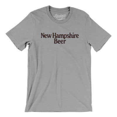 New Hampshire Beer Men/Unisex T-Shirt-Athletic Heather-Allegiant Goods Co. Vintage Sports Apparel