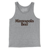 Minneapolis Beer Men/Unisex Tank Top-Athletic Heather-Allegiant Goods Co. Vintage Sports Apparel