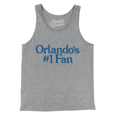 Orlando's Number 1 Fan Men/Unisex Tank Top-Athletic Heather-Allegiant Goods Co. Vintage Sports Apparel