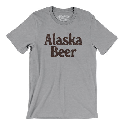 Alaska Beer Men/Unisex T-Shirt-Athletic Heather-Allegiant Goods Co. Vintage Sports Apparel