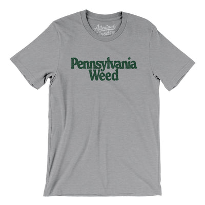 Pennsylvania Weed Men/Unisex T-Shirt-Athletic Heather-Allegiant Goods Co. Vintage Sports Apparel