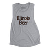 Illinois Beer Women's Flowey Scoopneck Muscle Tank-Athletic Heather-Allegiant Goods Co. Vintage Sports Apparel