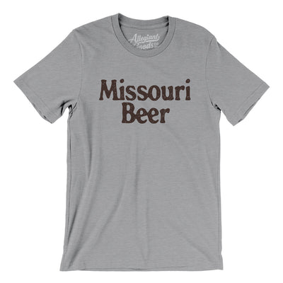 Missouri Beer Men/Unisex T-Shirt-Athletic Heather-Allegiant Goods Co. Vintage Sports Apparel