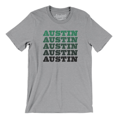 Austin Repeat Men/Unisex T-Shirt-Athletic Heather-Allegiant Goods Co. Vintage Sports Apparel