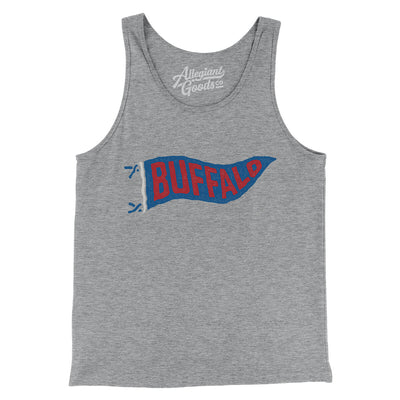 Buffalo Pennant Men/Unisex Tank Top-Athletic Heather-Allegiant Goods Co. Vintage Sports Apparel