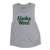 Alaska Weed Women's Flowey Scoopneck Muscle Tank-Athletic Heather-Allegiant Goods Co. Vintage Sports Apparel